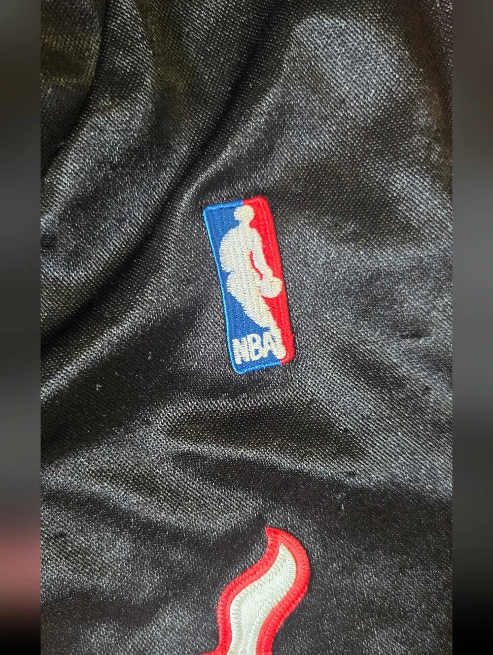Vintage Adidas LeBron James Miami Heat Jersey Size XL Swingman Black Red NBA #41